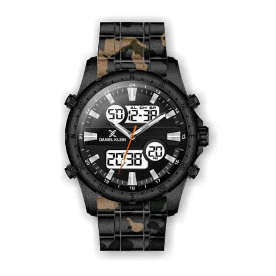 Relógio Analógico-Digital Masculino Daniel Klein D Time DK.1.12329-4 - Camuflado