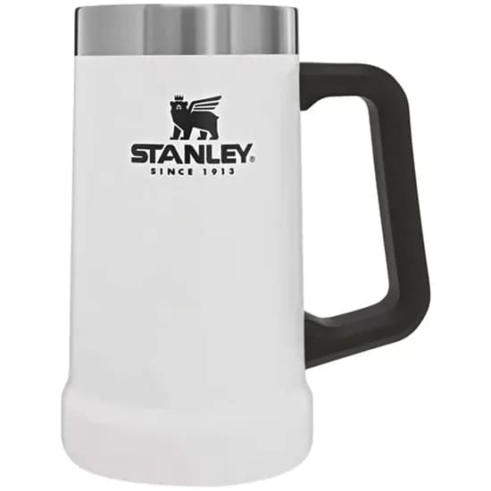 Copo Térmico Stanley Big Grip Beer Stein 10-02874-071 de 709ML - Branco