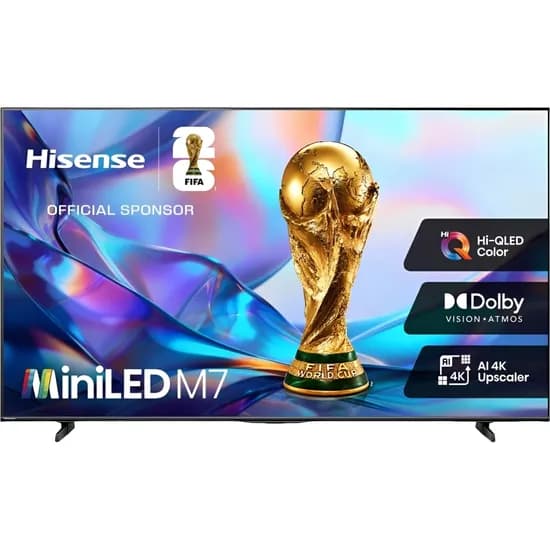TV Smart Mini-LED Hisense Série M7 55M7QG 55" 4K Ultra HD Google TV Wi-Fi - Preto