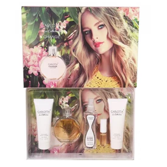 Kit Perfume Feminino Carlotta Chance 5PZS