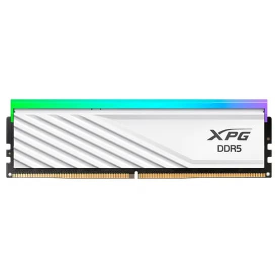 Memória Adata XPG Lancer Blade RGB, DDR5 16GB (1X16GB), 6400MHZ, AX5U6400C3216G-Slabrbk, Branco