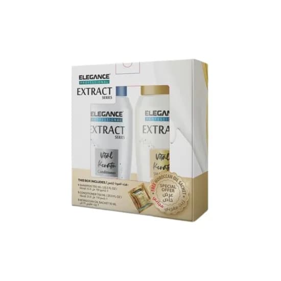 Elegance Extract Shampoo+Conditioner 750 ML+Seru