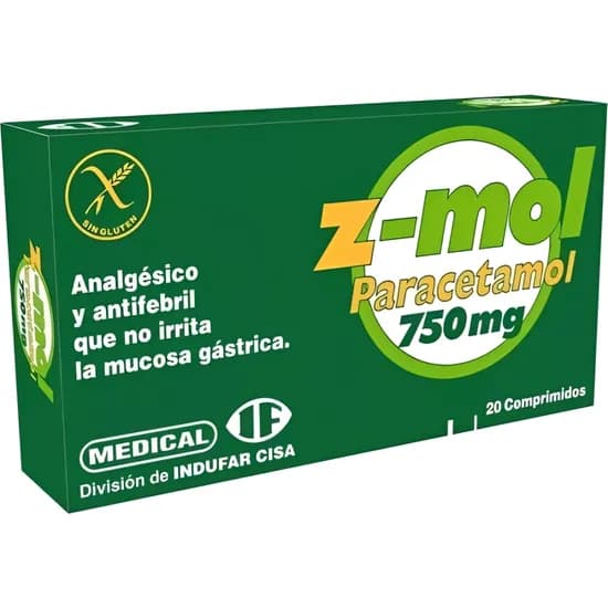 Med Z-Mol Paracetamol 750MG X 20 Comp