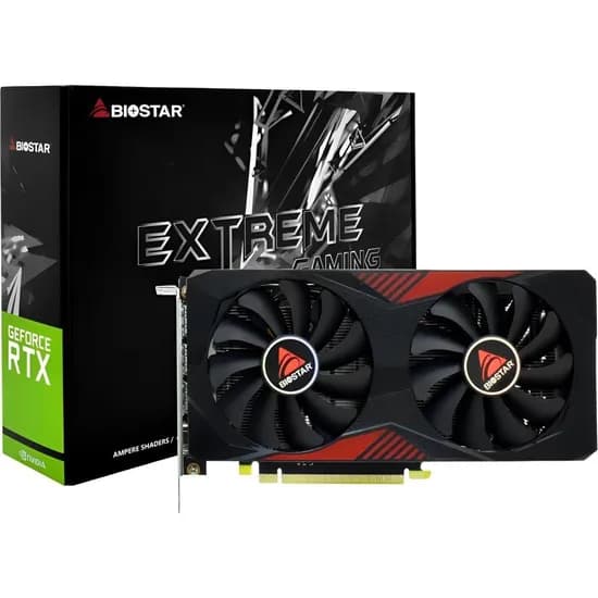 Placa de Video 12GB Exp. GF-RTX3060 Biostar Extreme Gaming VN3606RML