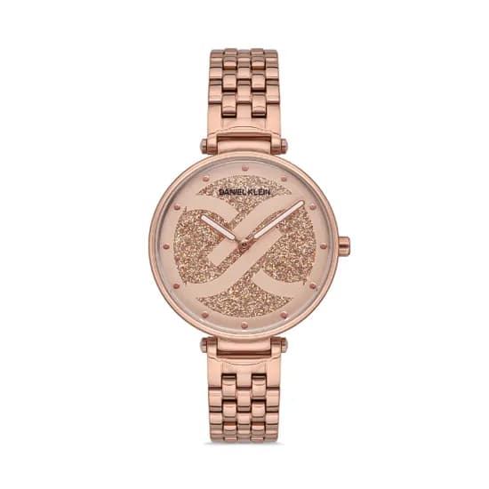 Relógio Analógico Feminino Daniel Klein Premium DK.1.12534-2 - Rosa Ouro