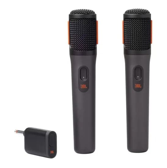 Microfone Dinâmico JBL Partybox Wirelees - 2 Unidades