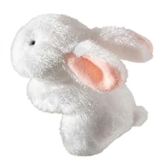 Peluche com Íman Coelho MZ-349 - Branco