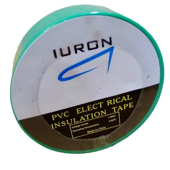 Maq. Iuron Fita de Isolamento Elétrico de PVC 05M Verde