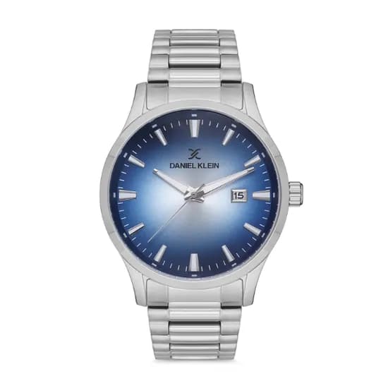 Relógio Analógico Masculino Daniel Klein Premium DK.1.12632-2 - Prata/Azul