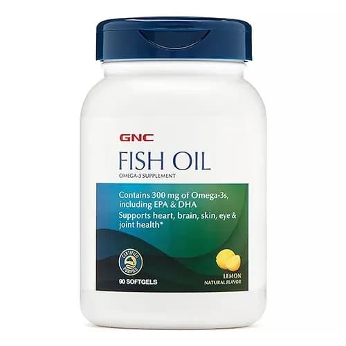 Suplemento GNC Fish Oil 90 Cápsulas