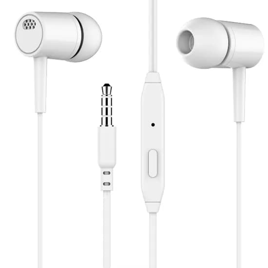 Fone de Ouvido com Fio Bass Heads Stereo Earphone / 3.5MM - Branco
