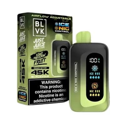 Vaper Descartavel BLVK Just Juice Kiwi Passion Fruit 45000 Puffs