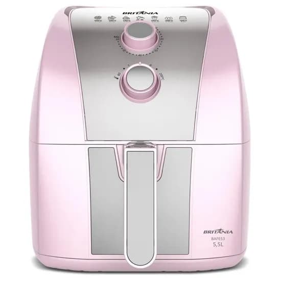 Fritadeira Airfry Britania BAFE53 5.5L 220V - Rosa