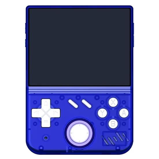 Console Portátil Game Box MY Mini 128GB de 3.5" com 22.000 Jogos - Azul/Transparente
