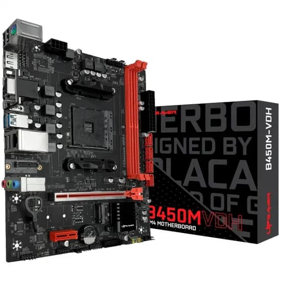 Placa Mãe Up Gamer B450M-VDH, AMD AM4, M-ATX, DDR4, M.2 Nvme, UPG-B450M-VDH