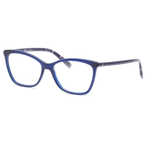 Óculos de Grau Max Mara 1305 Feminino, Tamanho 56-16-145 S6F, Acetato - Azul Marinho
