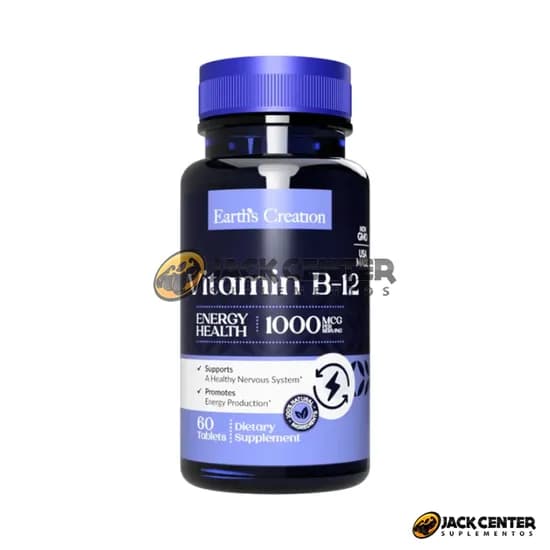 Vitamina B12 1000MCG Earth's Creation 60TABLETS
