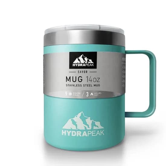 Caneca Térmica Hydrapeak HP-MUG-14-Aqua 400ML - Agua