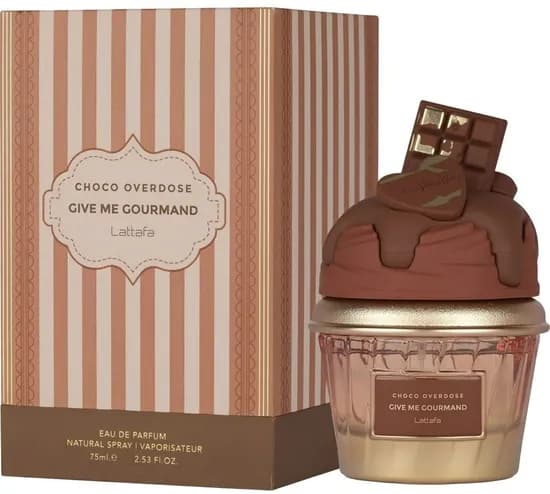 Perfume Lattafa Give Me Gourmand Choco Overdose Edp 75ML - Feminino