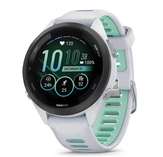 Garmin Relógio Forerunner 265S Music Whitestone/Neo Tropic 41.7MM 010-02810-04