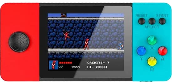 Console Portátil Game Box K9 500 Jogos Em 1 - Red/Blue