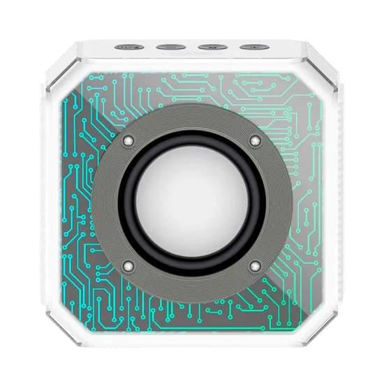 Caixa de Som Xo F60 Bluetooth/3W/1200MAH/Luzes Coloridas - Branco