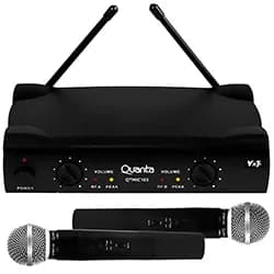 Microfone Quanta QTMIC103 Sem Fio - Preto
