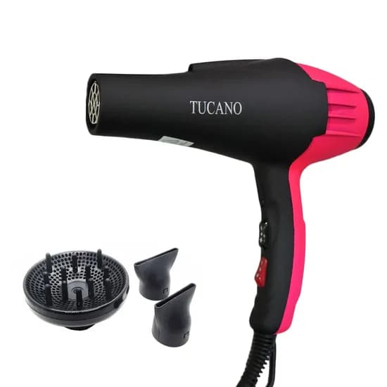 Secador Tucano TC-9800 - 8600W - 220V - C/Dif - Preto/Rosa
