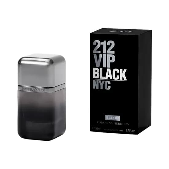 Perfume Carolina Herrera 212 Vip Black Elixir Edp 50ML - Masculino
