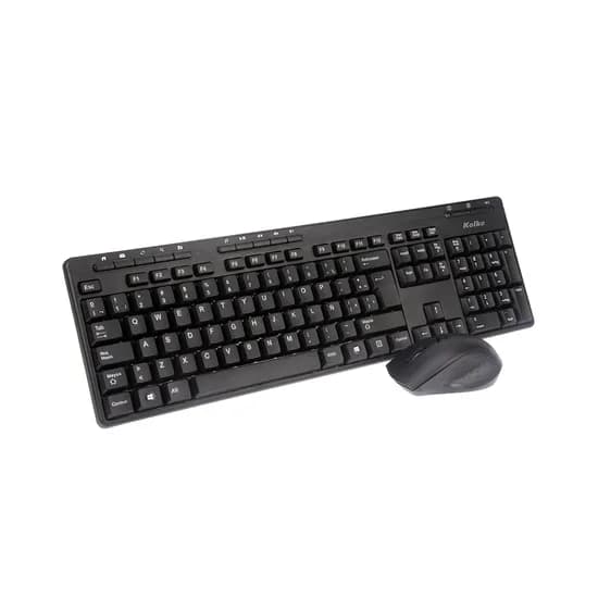 Kit Teclado Y Mouse Inalámbricos Kolke KEK-195 Black