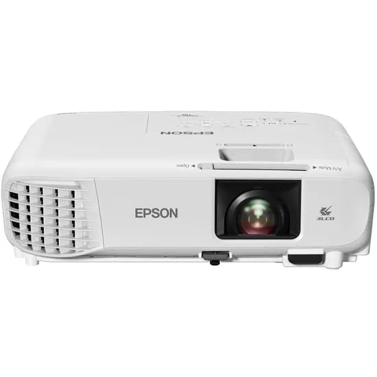Projetor Epson Powerlite 118 3.800 Lúmens HDMI/VGA Bivolt - Branco
