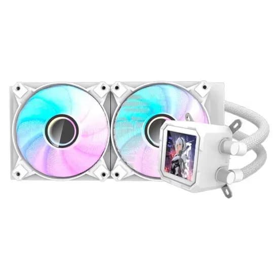 Cooler Cpu Aigo Darkflash DV240S Branco, 240MM, Argb, Water Cooler