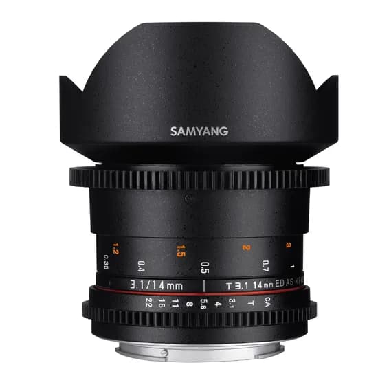 Lente Cine Samyang Canon VDSLR 14MM T3.1 II RF FF