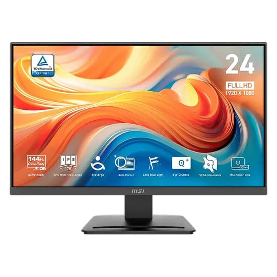 Monitor MSI Pro MP243L E14 23.8" Full HD 144HZ HDMI - Preto
