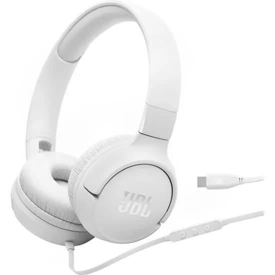Fone de Ouvido JBL Tune 520C - USB-C - Branco