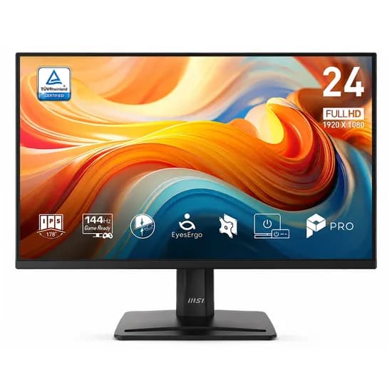 Monitor MSI Pro MP242 E14A 24" Full HD 144HZ HDMI DP - Preto