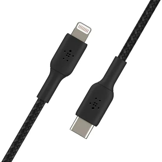Cabo USB-C para Lightning Belkin CAA004BT1MBK - Preto 1 Metro
