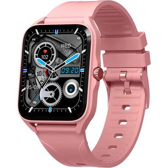Relógio G-Tide Q1 Rosa com Monitor Cardíaco e Certificação IP68