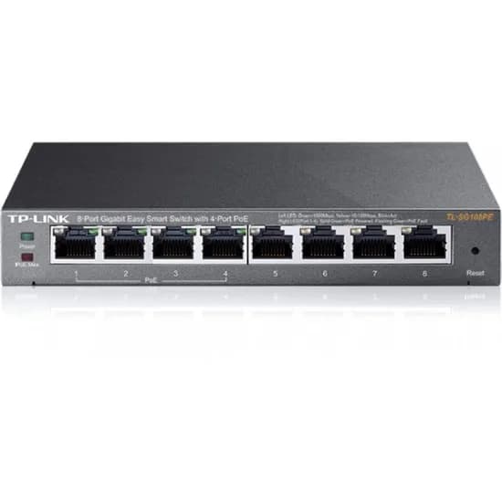 Hub 8 Portas TP-Link TL-SG108PE 10/100/1000 Poe