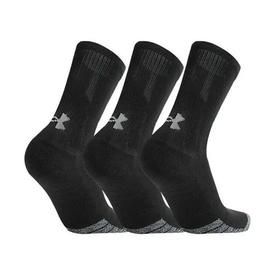 Meia Under Armour Heatgear Tech Crew Unisex Preto