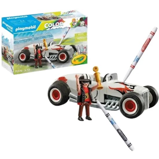 Brinquedo Playmobil PM-Cor Carro de Corrida