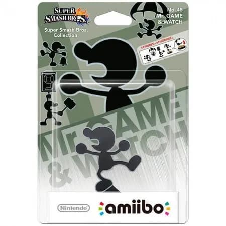 Boneco Amiibo Super Smash MR.Game & Watch 35307