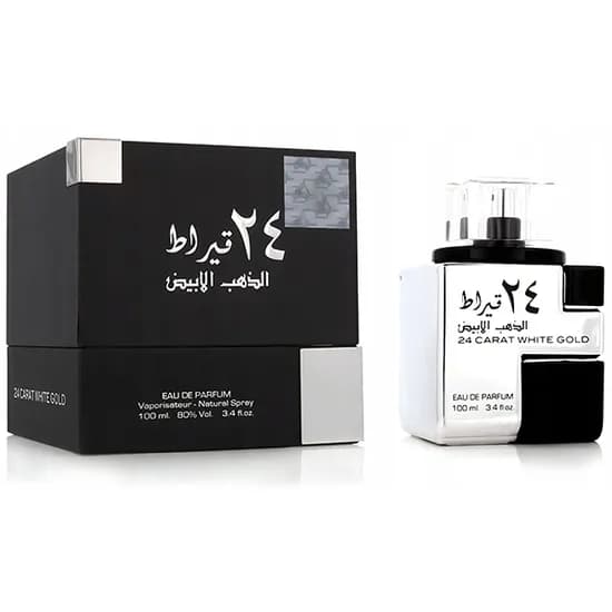 Perfume Unissex Lattafa 24 Carat White Gold Edp 100 ML