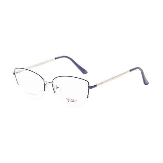 Armação para Óculos de Grau Visard D32413 C6 Tam. 55-14-140MM - Azul/Prata