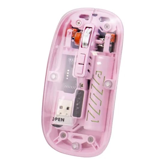 Mouse Satellite A-773G - Sem Fio - 1600DPI - 4 Botões - Rosa