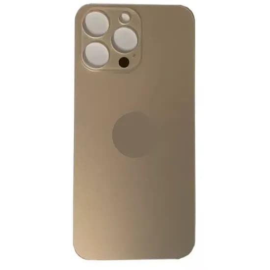 Tapa Trasera iPhone 14 Pro Dorado