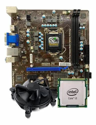 Kit Placa LGA1155 H61-KDGNV + Cpu i7-2600 3,4GHZ c/Cooler DDR3 Sin Mem