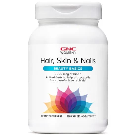 GNC Hair, Skin & Nails Women's 120 Cápsulas