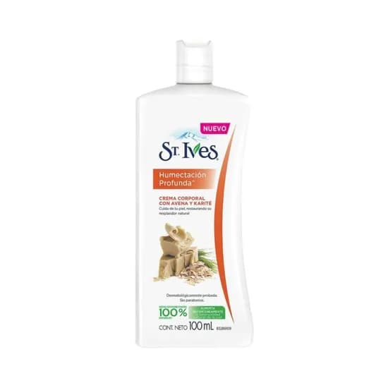 Crema Corporal ST. Ives Humectación Profunda Con Avena Y Karité 100ML