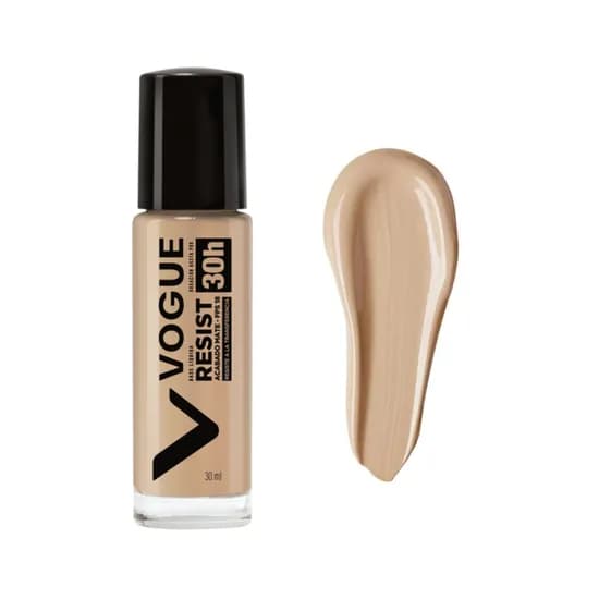 Vogue Base Liquida - Porcelana - Resistente Acabado Mate 30H - 30ML